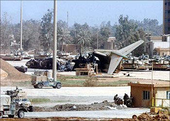 US have entered Baghdad Airport