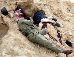 bodies of two dead Iraqis