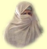 Woman in Burka